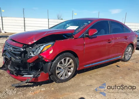 2016 Hyundai Sonata Sport z USA, uszkodzony, nr VIN 5NPE34AF9GH348027